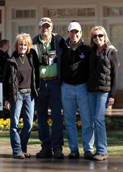 Left to Right in photo: Missy Dill, Harry Dill, Clinch Heyward, and Barbara Heyward